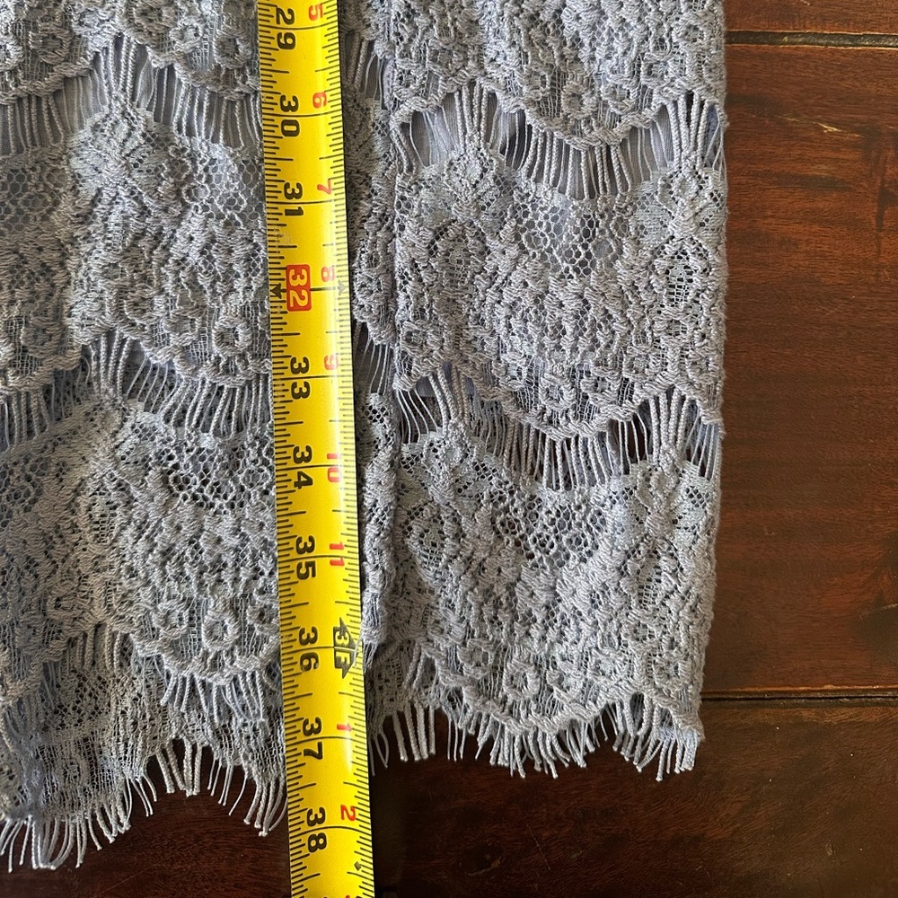 Free People Intimately Daydream Lavender Lace Open Back Slip Dress – Size L - Picture 5 of 7